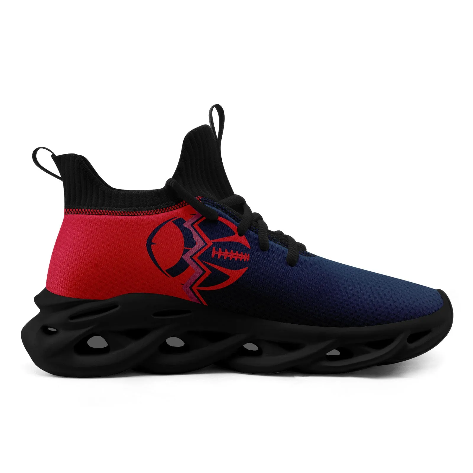 Custom Red Blue Massachusetts Maxsoul Shoes Personalized Sneaker FN030A-D028017-29