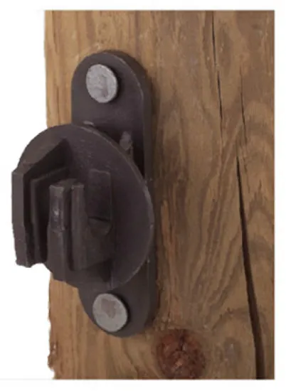 Dare SNUG-HTN Snug Wood Post Insulator, Black, 25-Piece