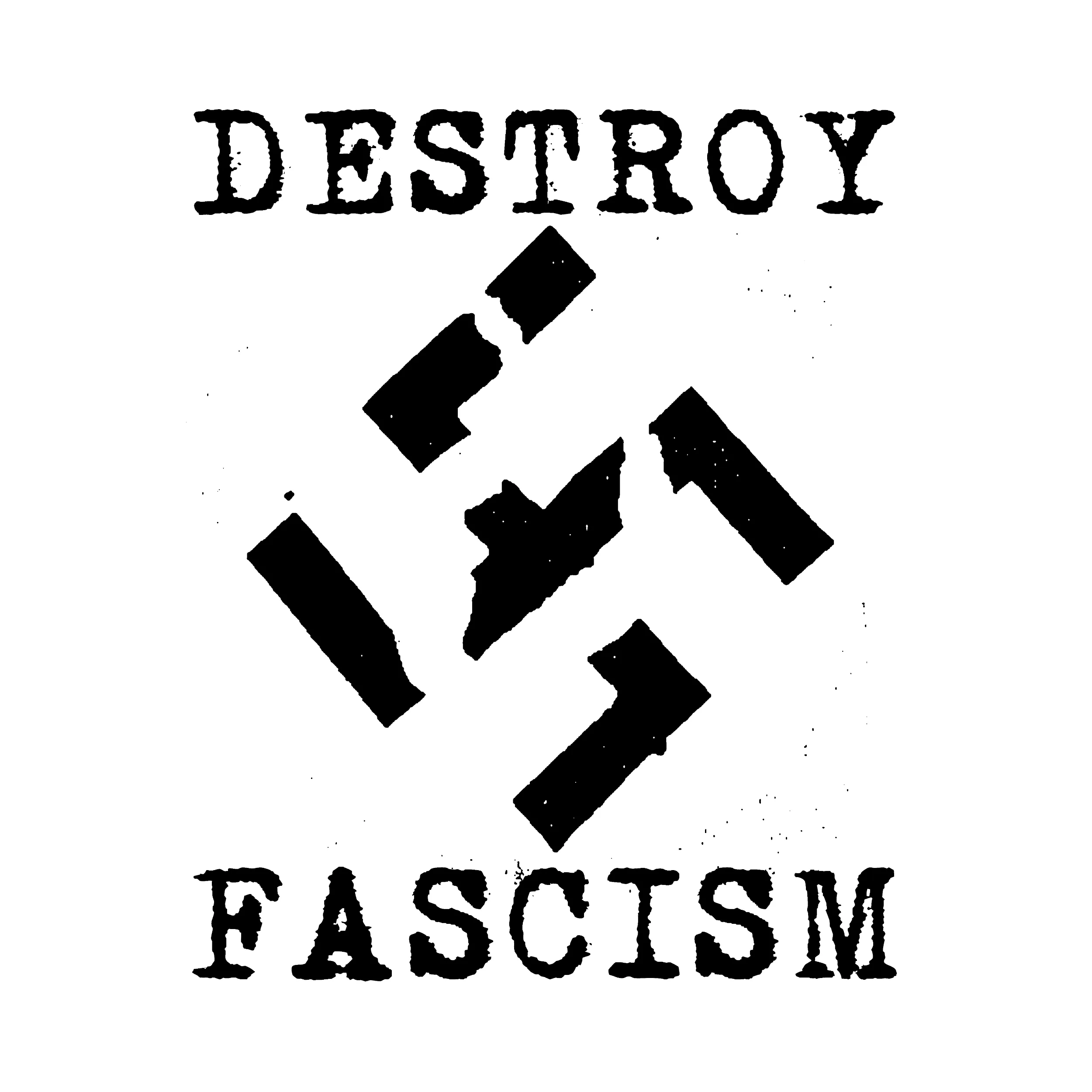 Destroy Fascism Slim Fit Tee