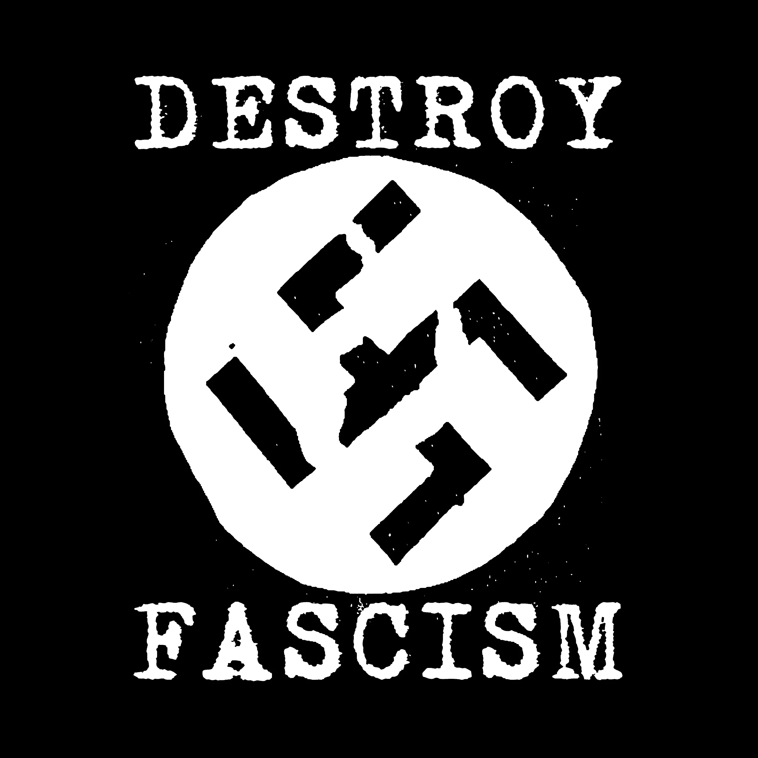 Destroy Fascism Slim Fit Tee