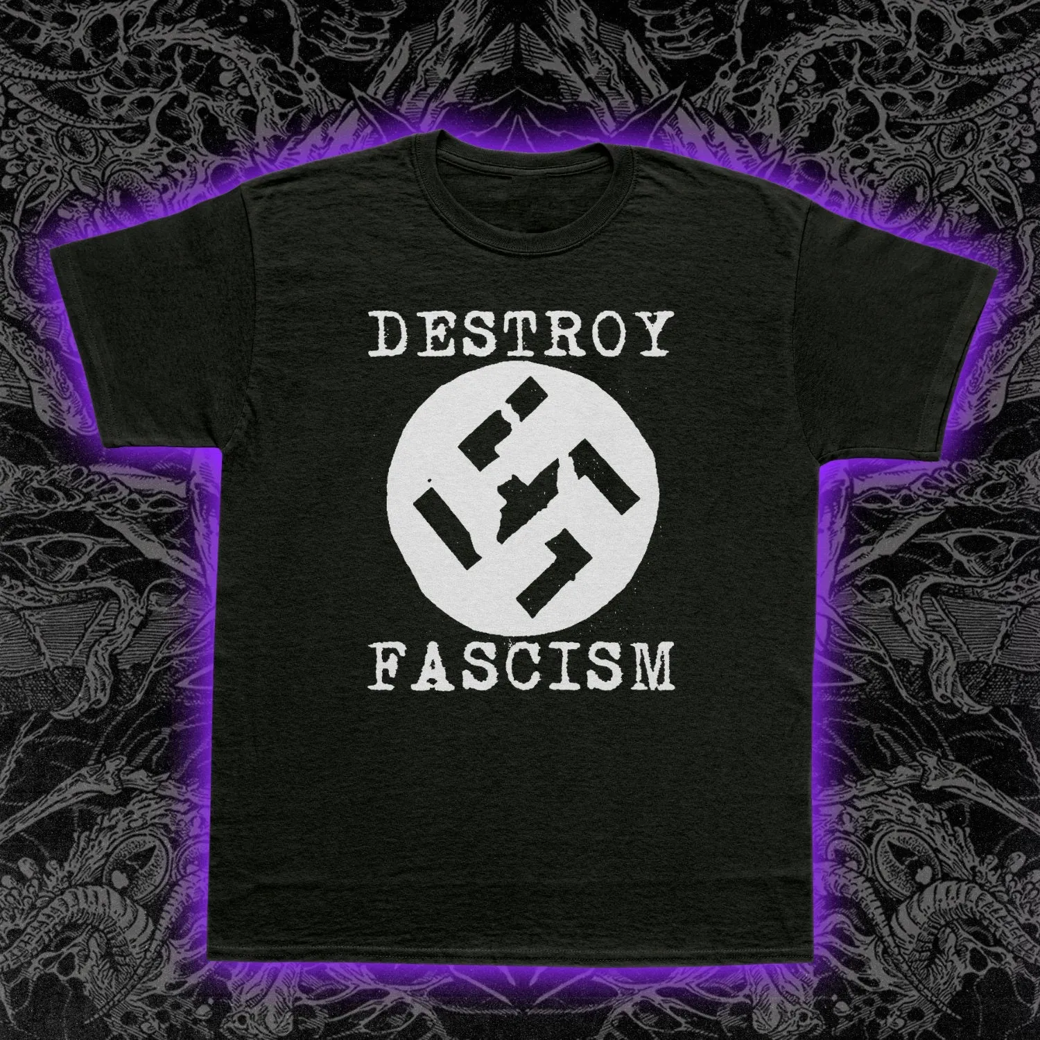 Destroy Fascism Slim Fit Tee