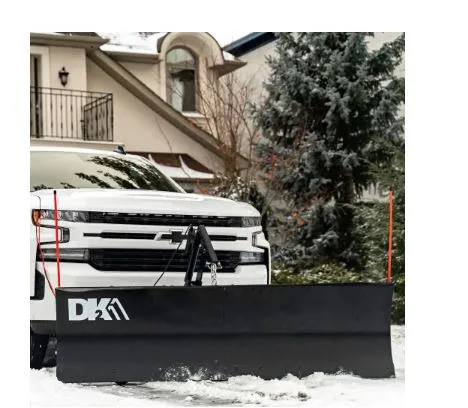 DK2 88 in. x 26 in. Heavy-Duty Universal Mount T-Frame Snow Plow Kit with Actuator and Wireless Remote