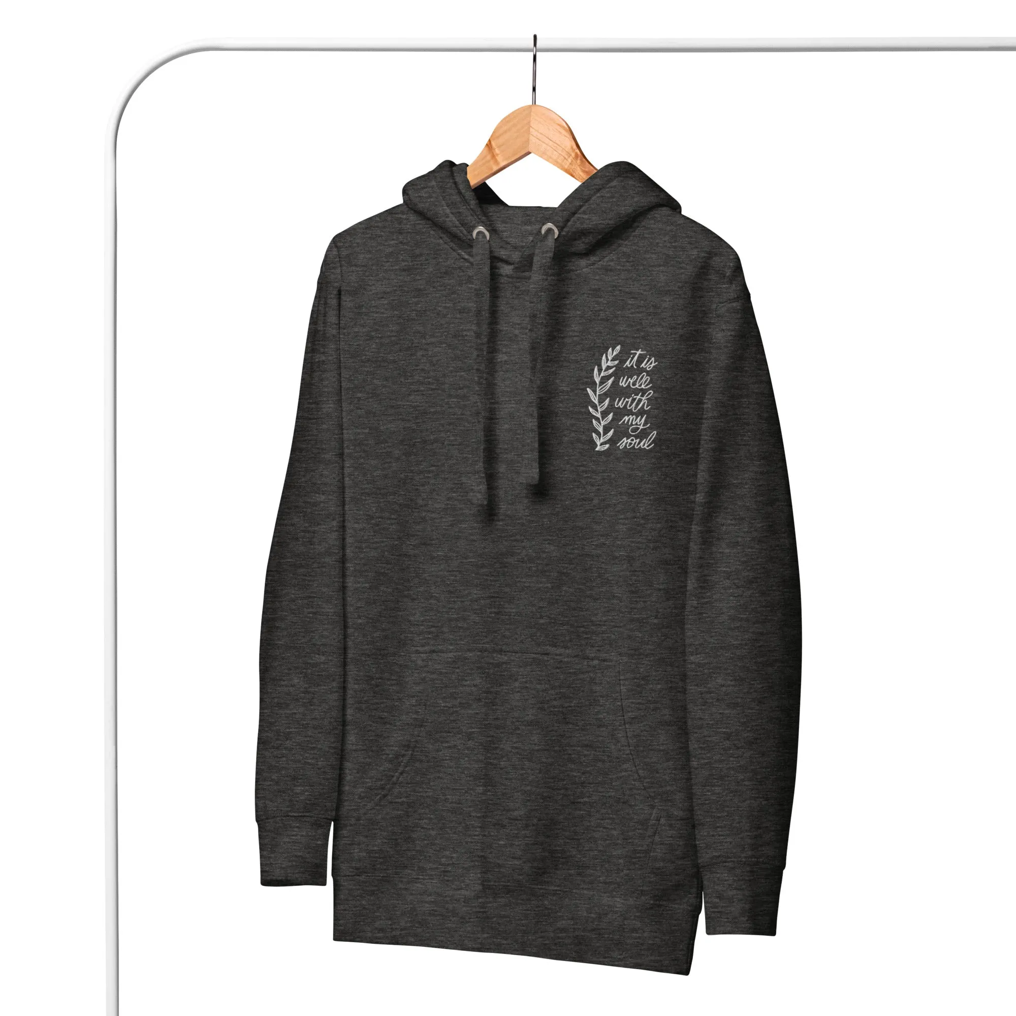 Embroidered Unisex Hoodie - It is Well