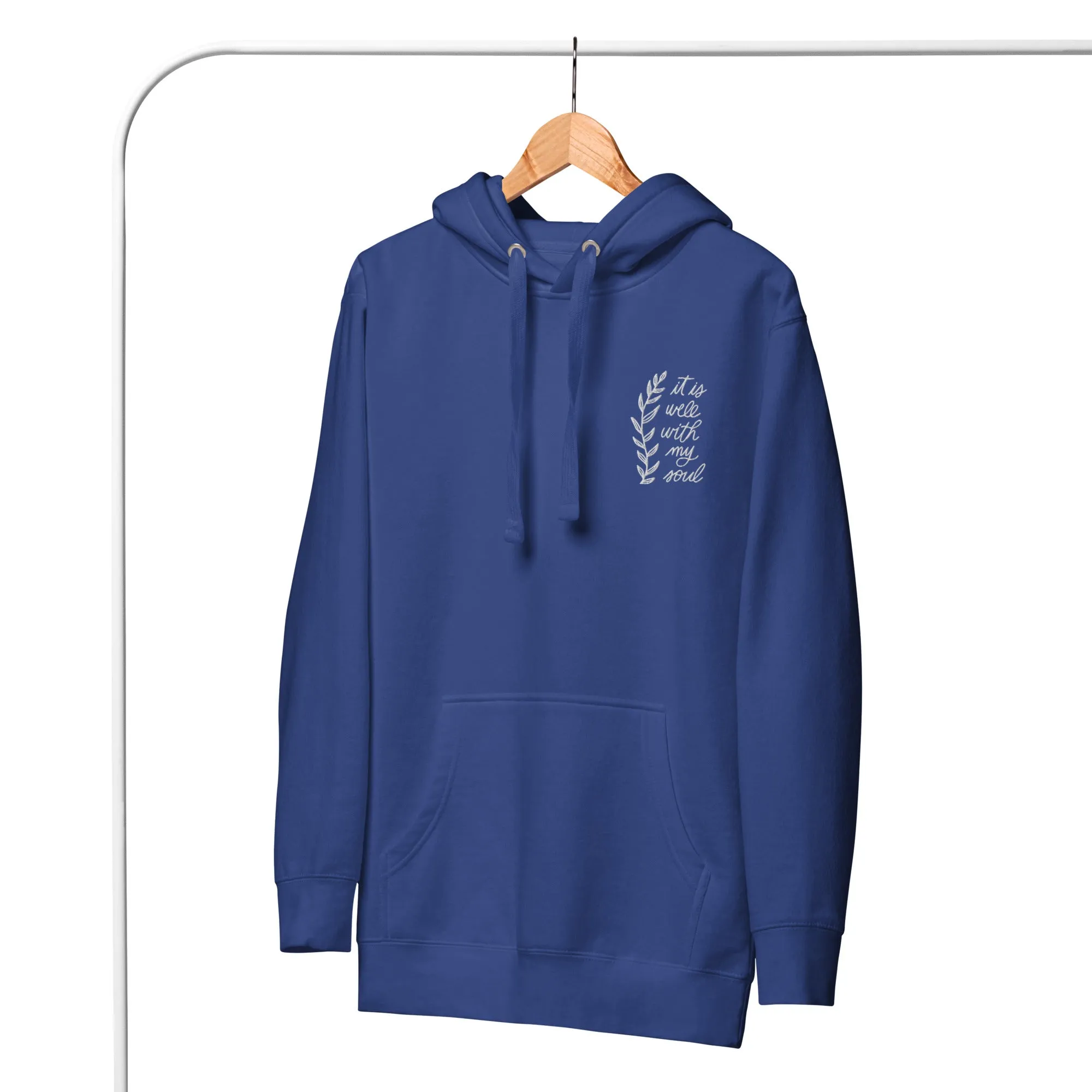 Embroidered Unisex Hoodie - It is Well