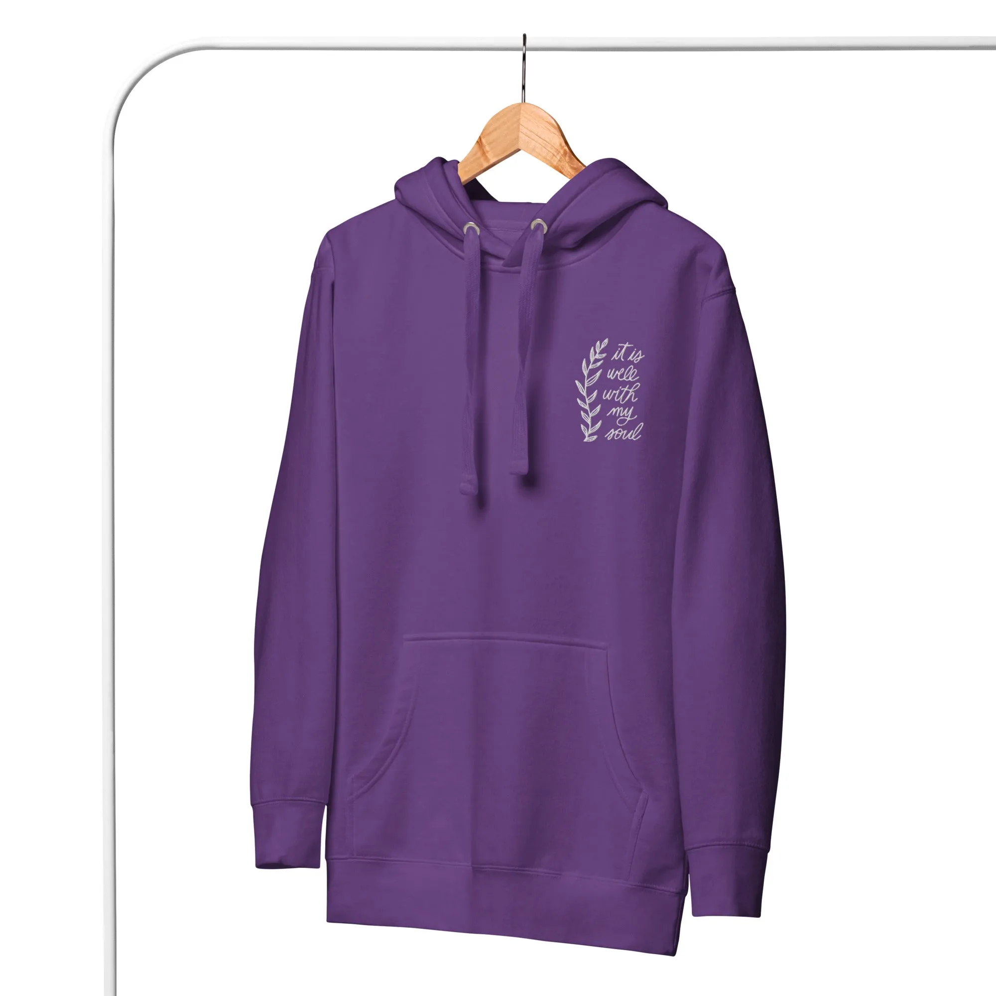 Embroidered Unisex Hoodie - It is Well