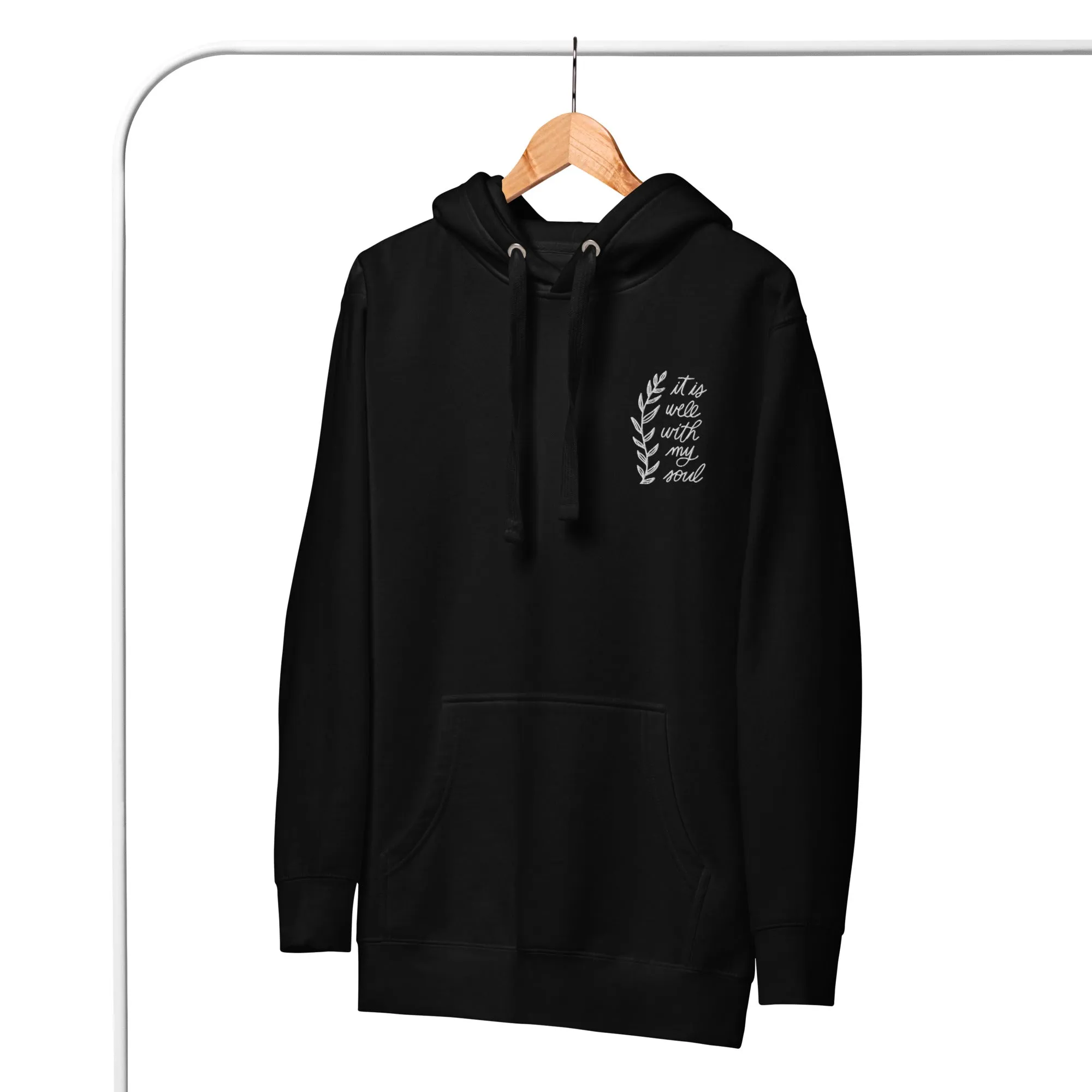 Embroidered Unisex Hoodie - It is Well