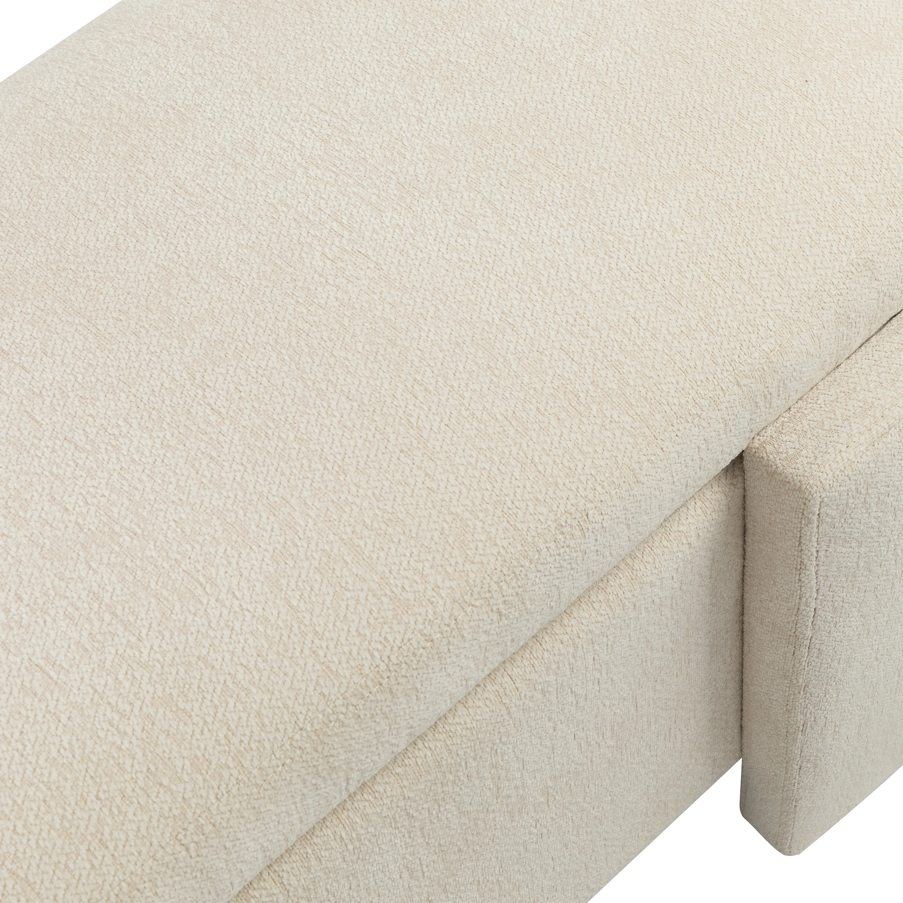Ethan Upholstered Fabric Storage Ottoman Bench Foot Rest Stool