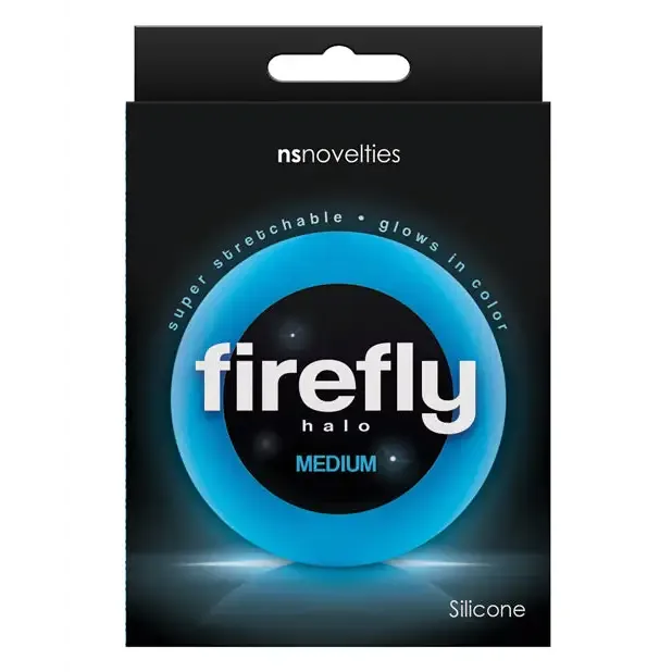 Firefly Halo Cock Ring Medium Blue
