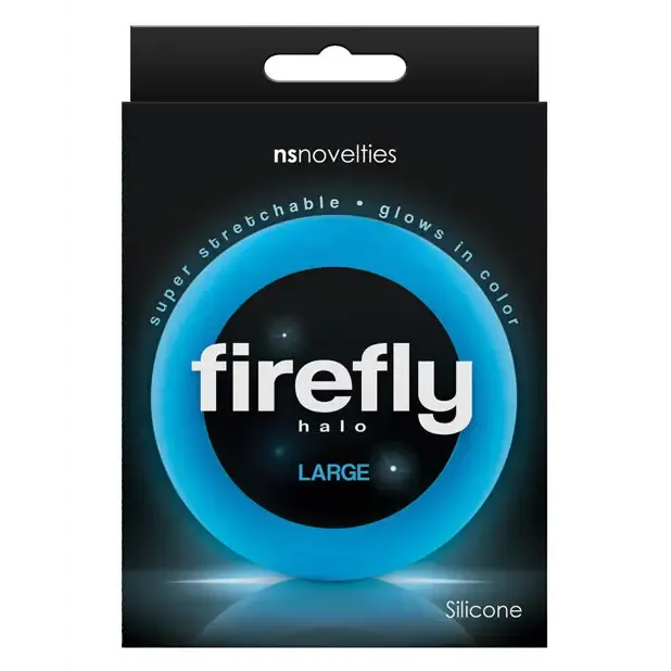 Firefly Halo Cock Ring Medium Blue