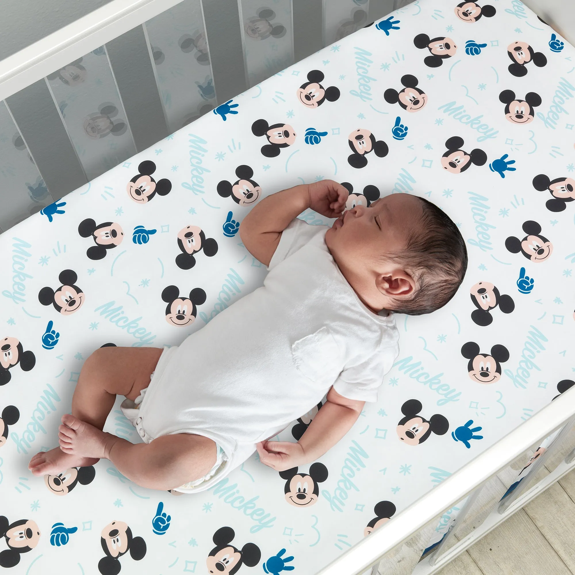 Forever Mickey Mouse Fitted Crib Sheet
