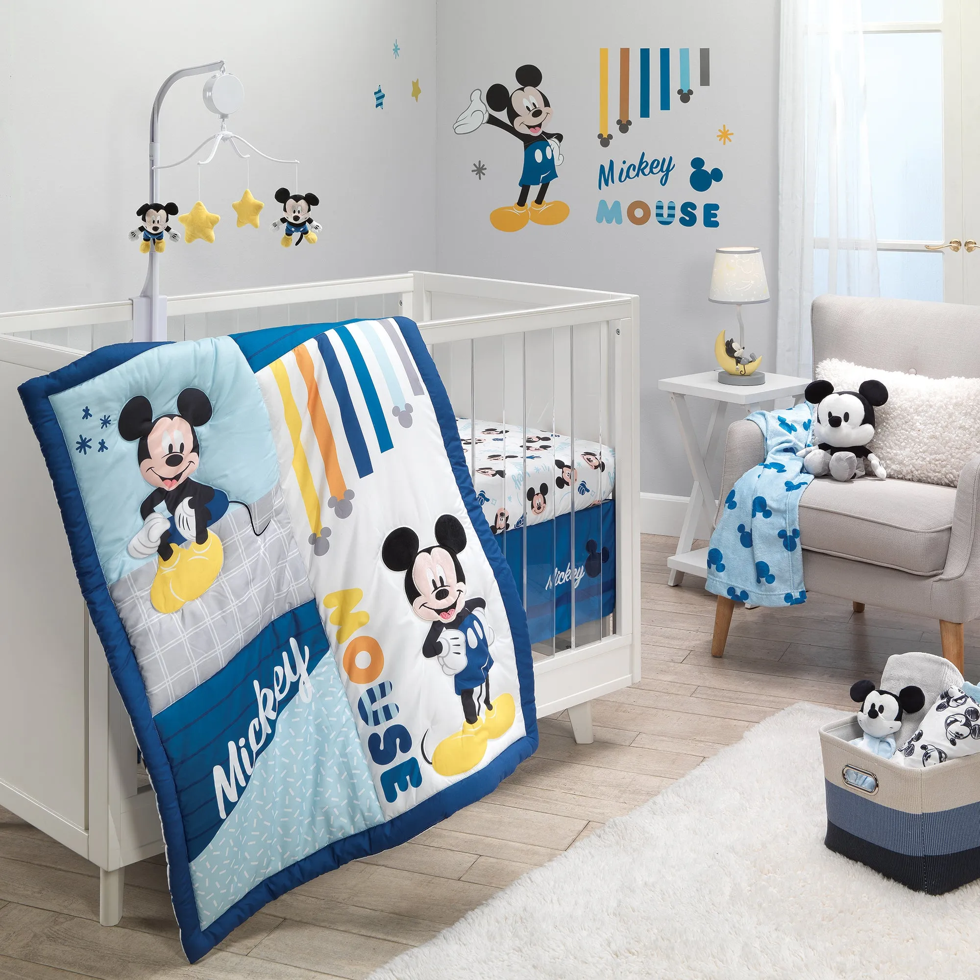 Forever Mickey Mouse Fitted Crib Sheet
