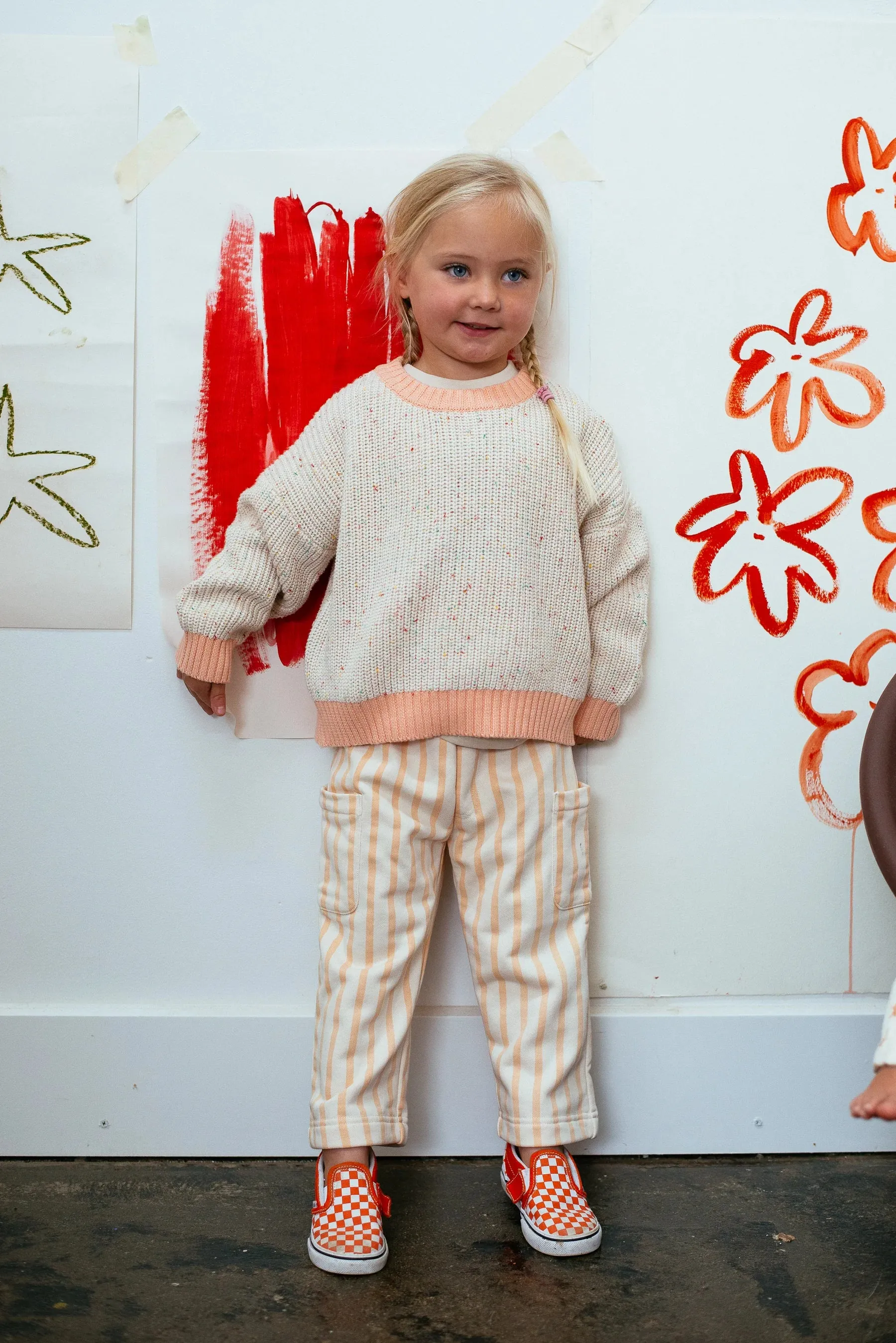 Freckle Knit - Peach
