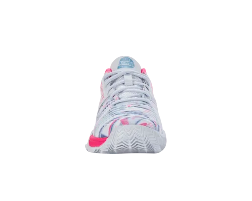 K-Swiss Women's Express Light 3 Hb Padel Arctic Ice White Neon Pink Shoes