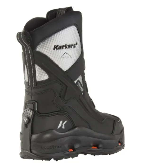 Korkers Polar Vortex 1200 gram Boot - Black/Silver