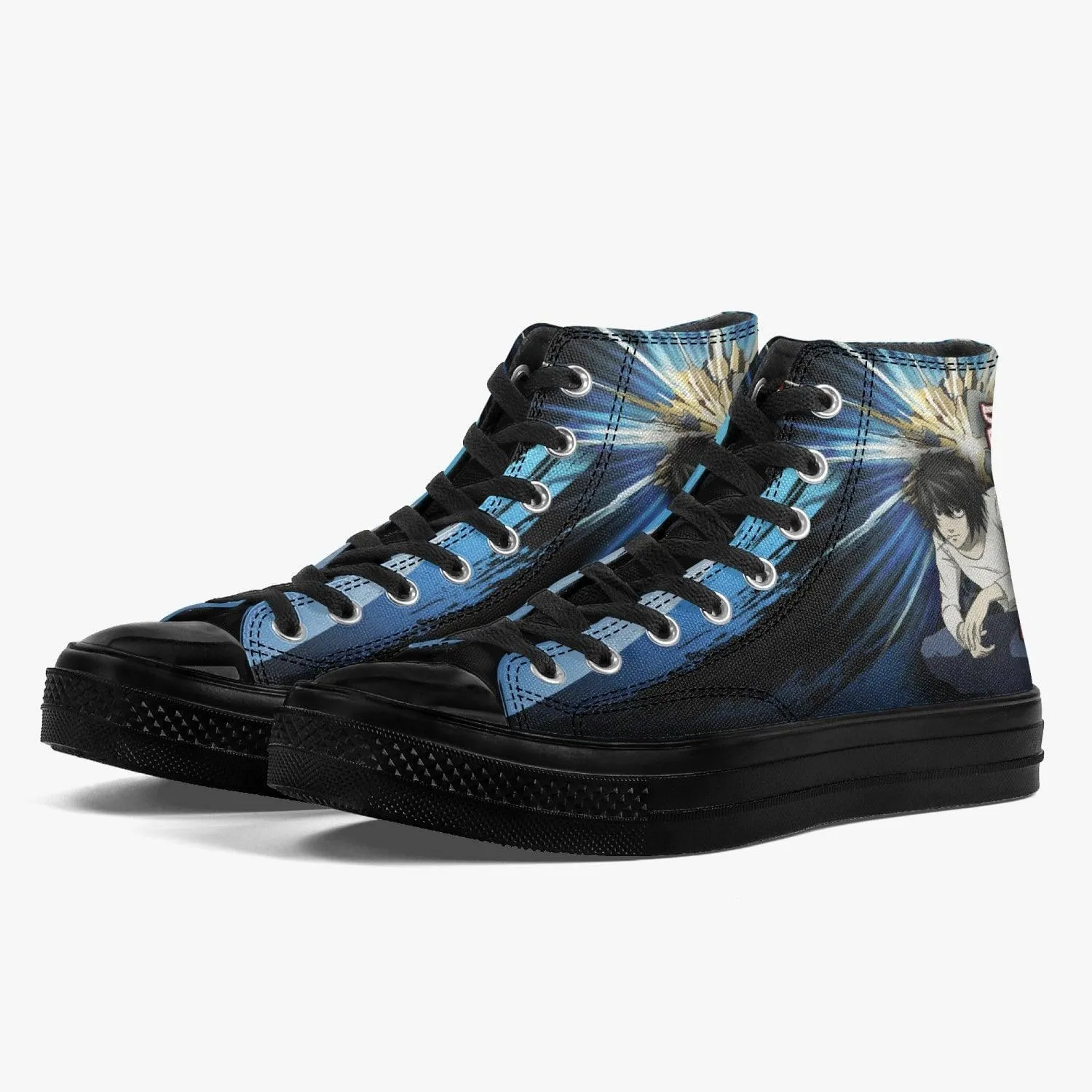 'L' Death Note A-Star High Anime Shoes