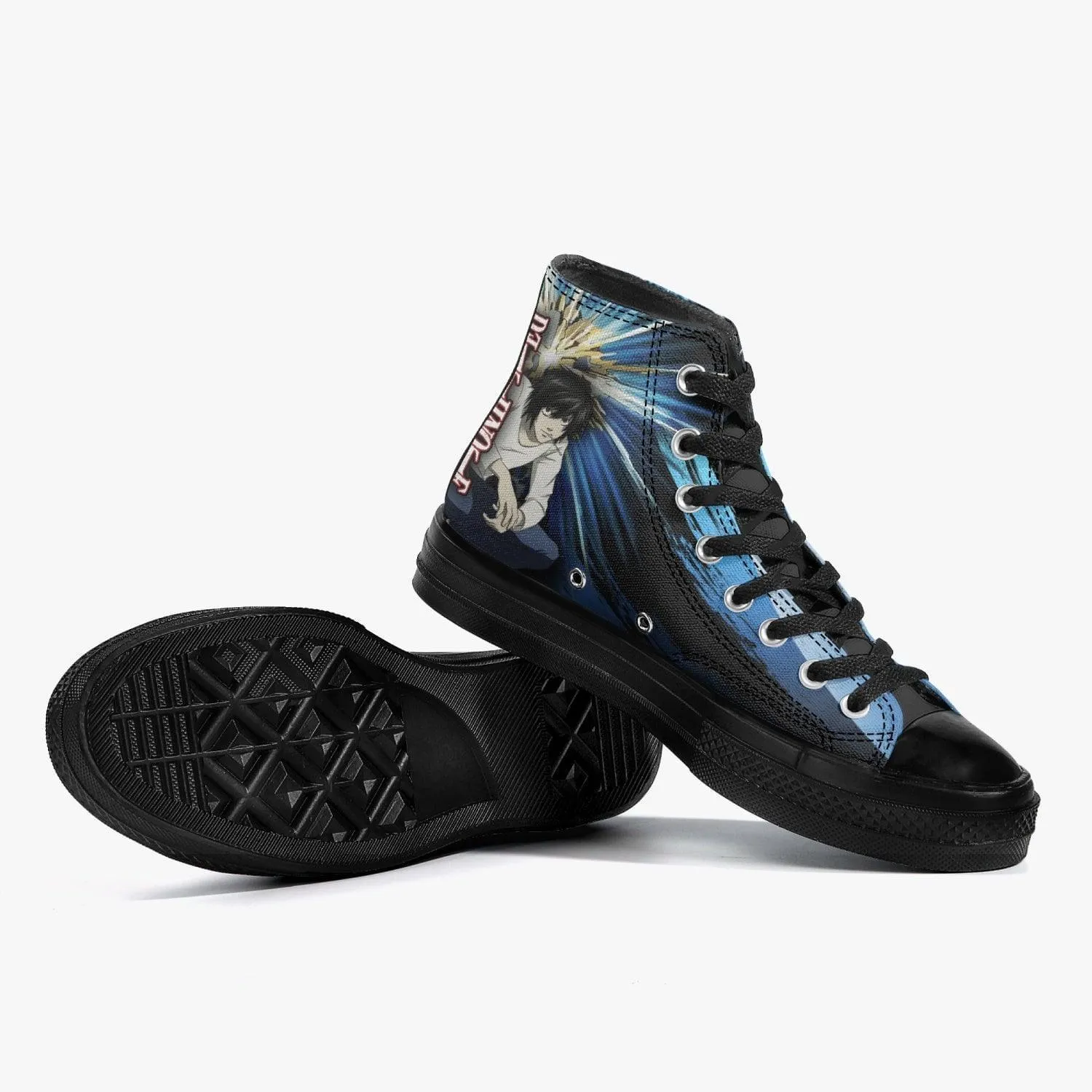 'L' Death Note A-Star High Anime Shoes