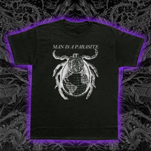 Man Is A Parasite Slim Fit Tee