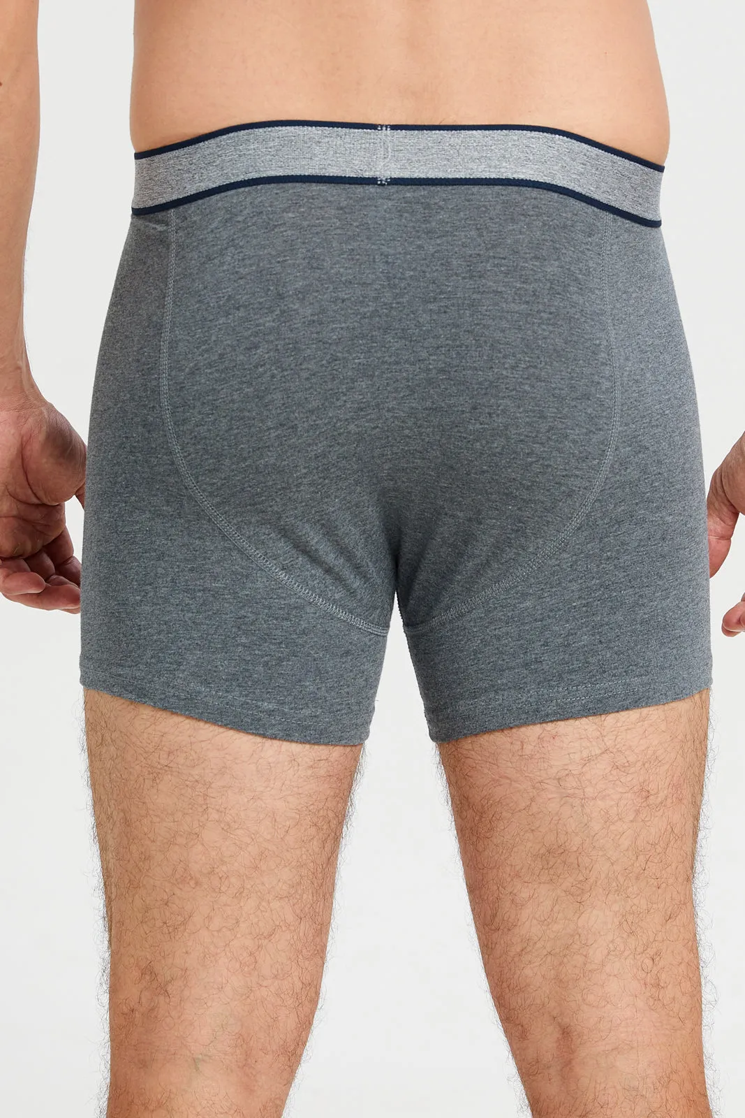 Men Plain Charcoal Hipster Set (Pack Of 2)