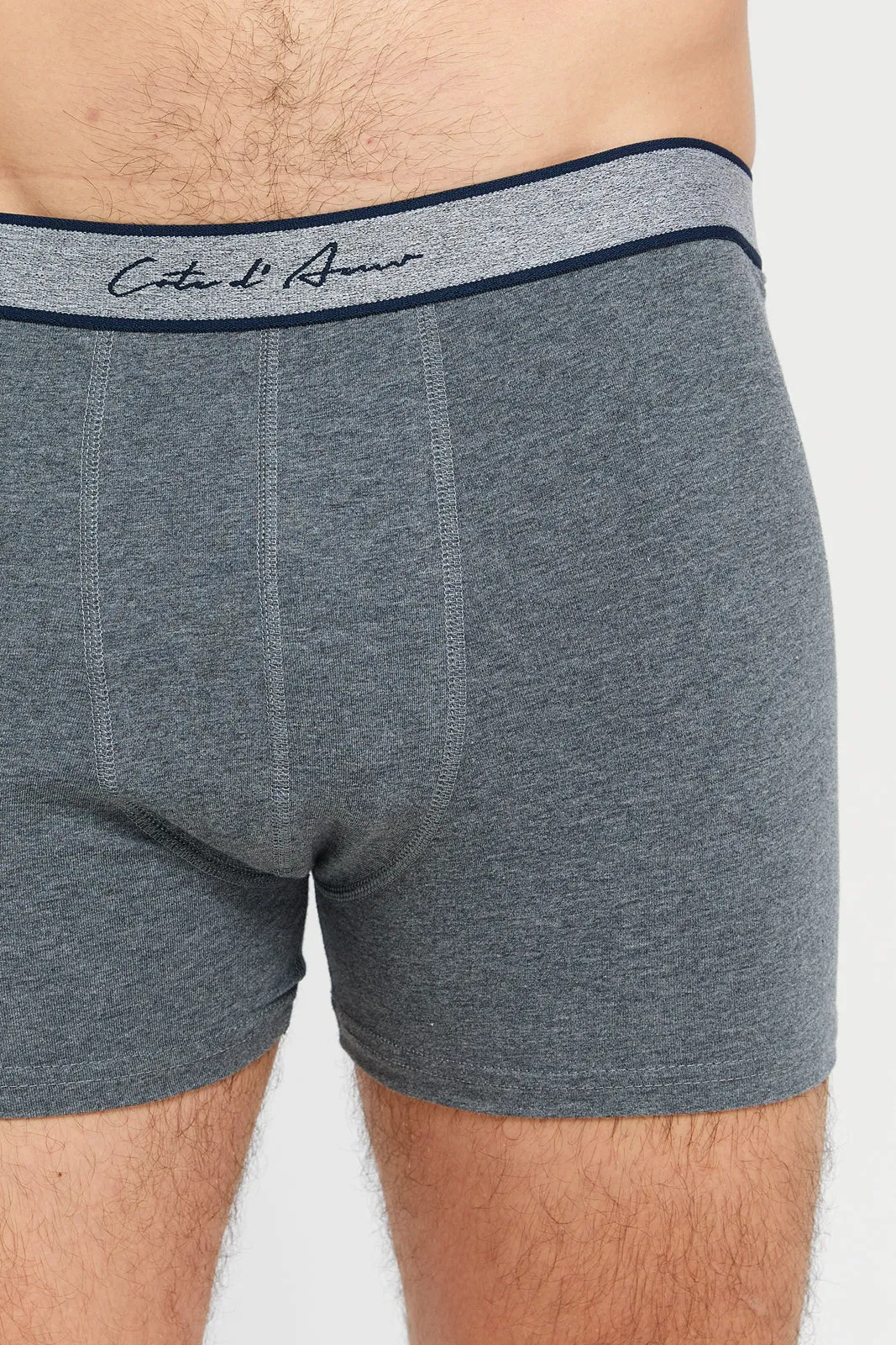 Men Plain Charcoal Hipster Set (Pack Of 2)