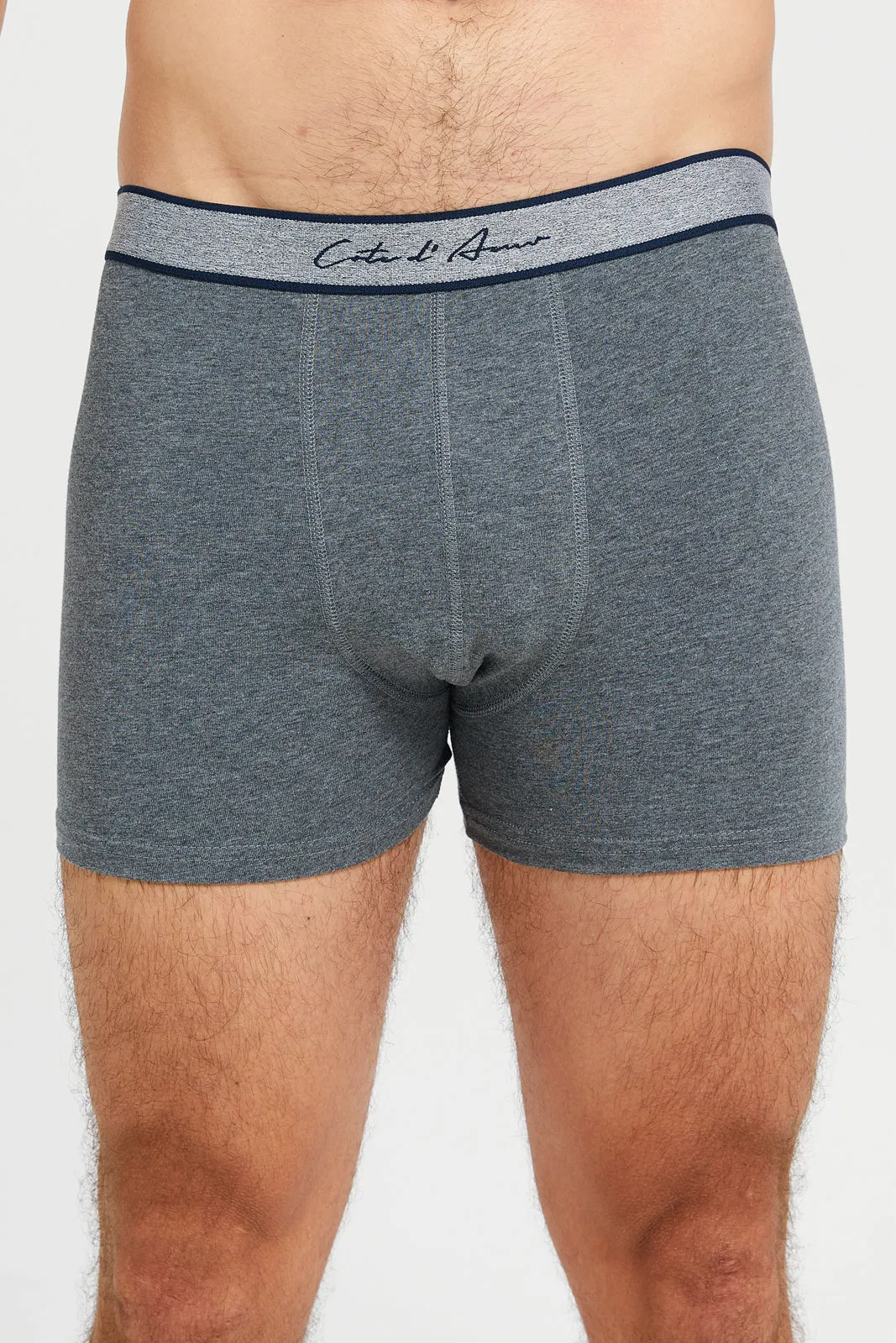 Men Plain Charcoal Hipster Set (Pack Of 2)