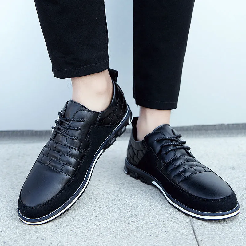 Men's Casual Shoes Classic Sneakers Loafers Oxford Comfort Walking Leather Shoes for Business Office Dress Outdoor