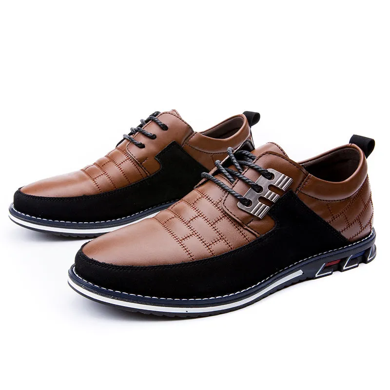 Men's Casual Shoes Classic Sneakers Loafers Oxford Comfort Walking Leather Shoes for Business Office Dress Outdoor