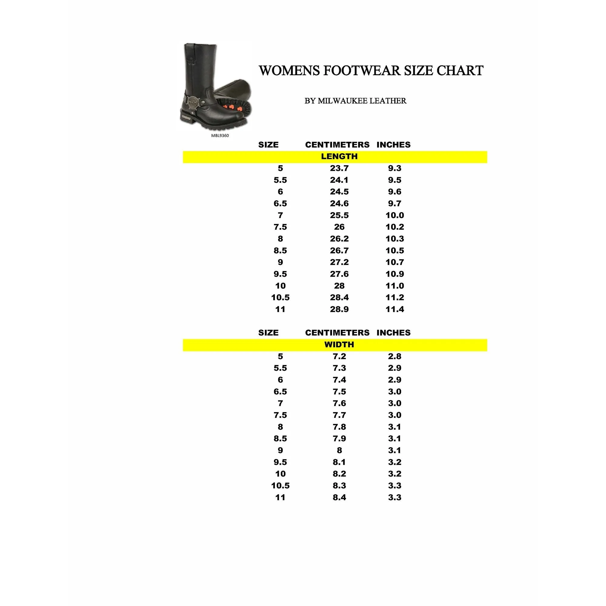 Milwaukee Leather Boots MBL9360 Women's 11in Classic Square Toe Harness Boots