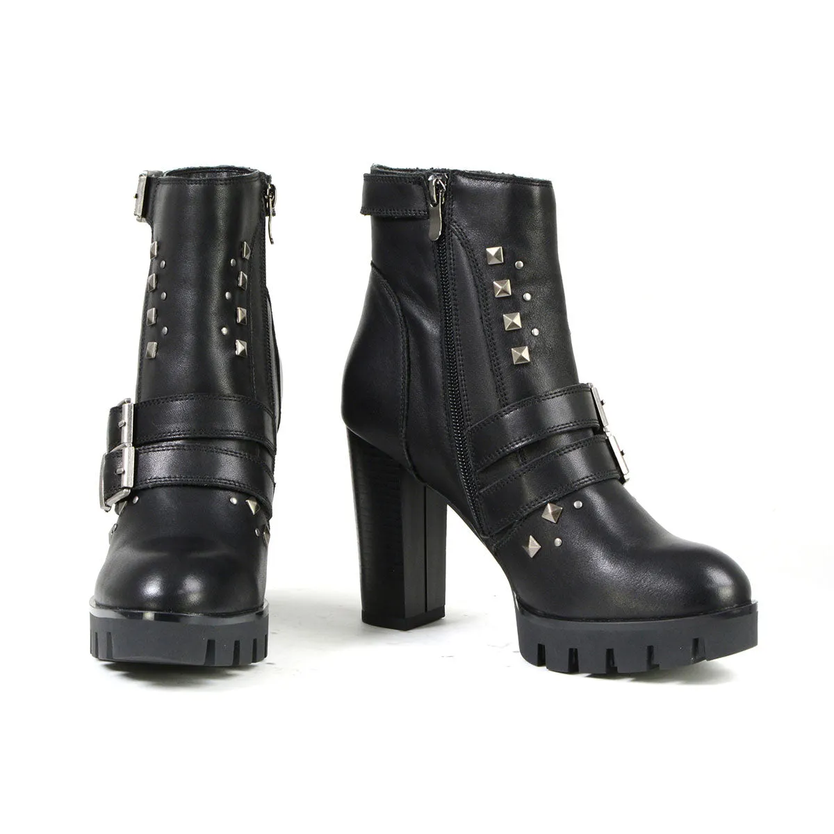 Milwaukee Leather MBL9456 Women's Premium Black Leather Fashion