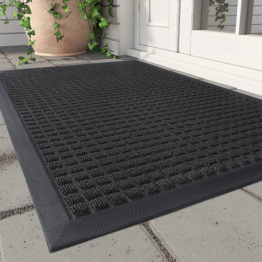 MontVoo Non-Slip Outdoor Welcome Door Mat 17"x30"