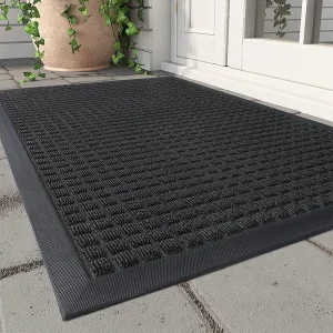 MontVoo Non-Slip Outdoor Welcome Door Mat 17"x30"
