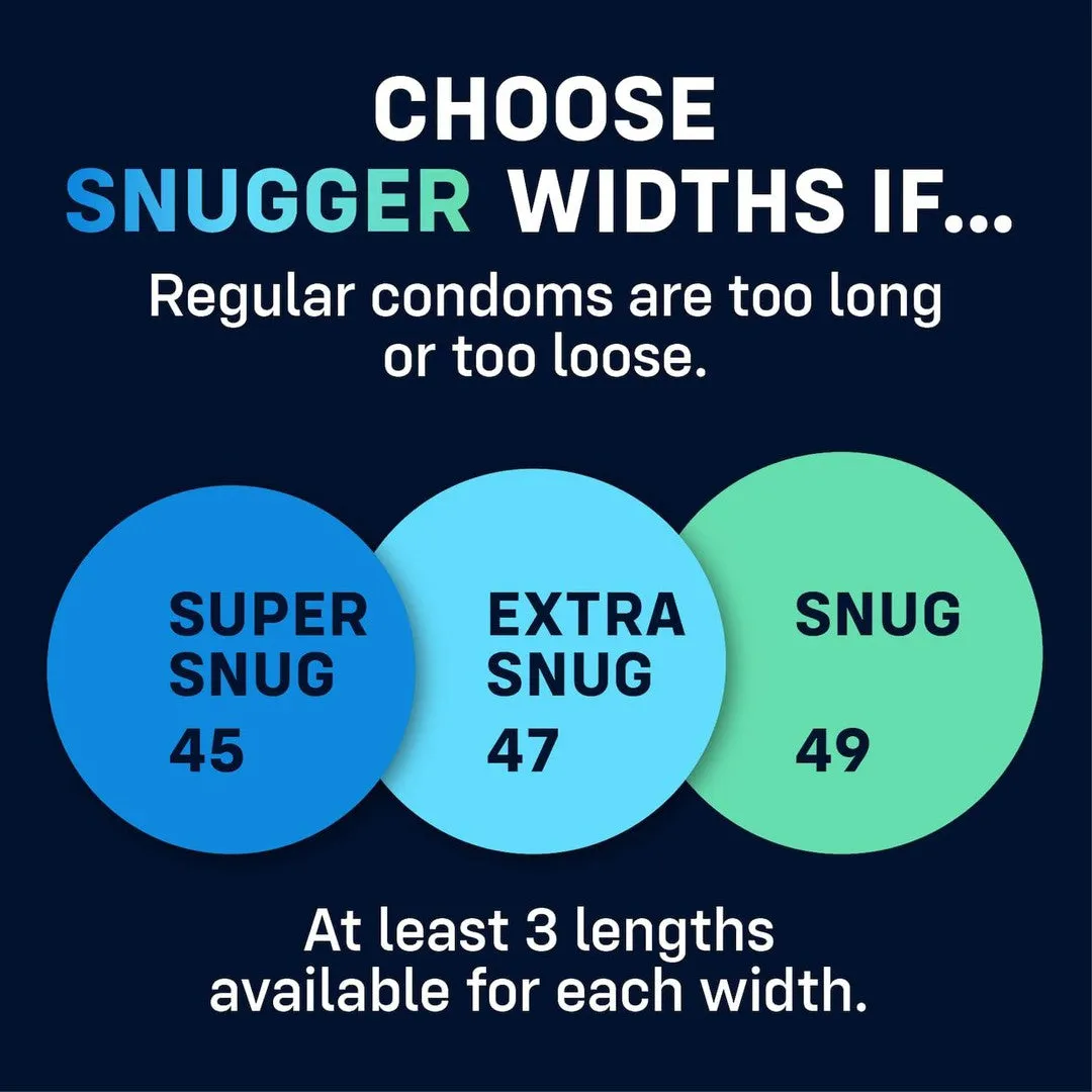 myONE "Snug" Condom Sampler (With FitKit Measuring Tool)