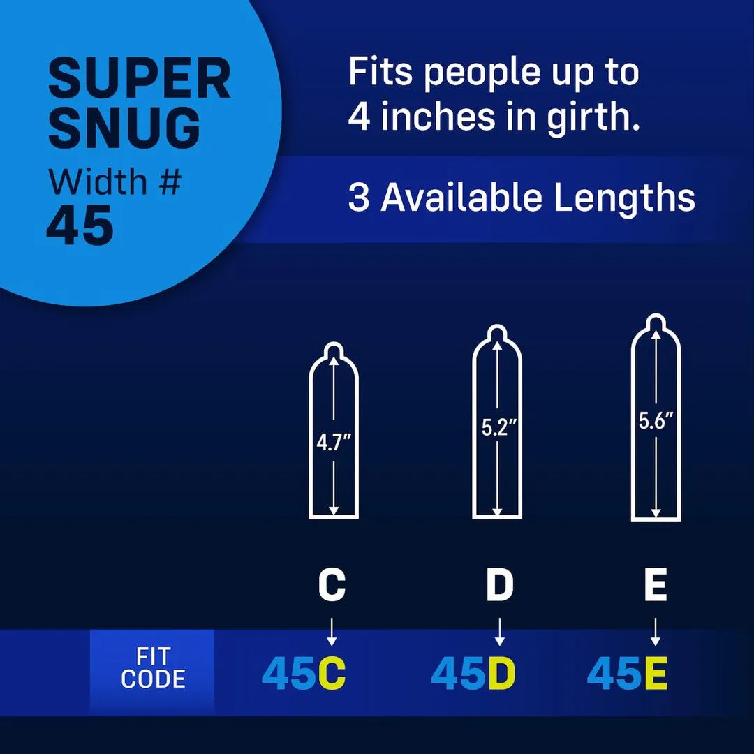 myONE "Snug" Condom Sampler (With FitKit Measuring Tool)
