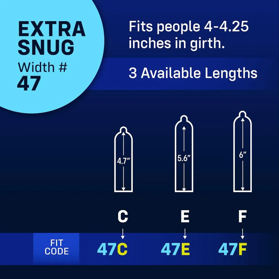 myONE "Snug" Condom Sampler (With FitKit Measuring Tool)
