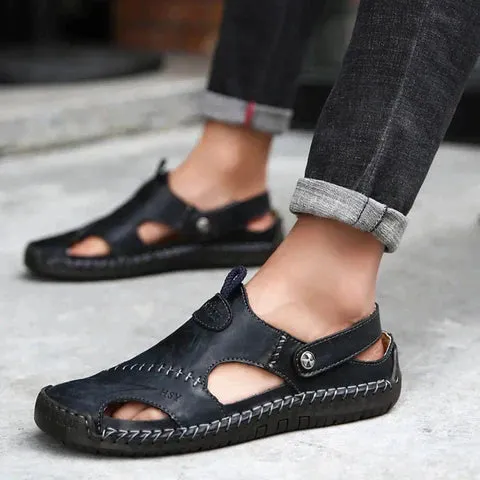 Nate - Orthopedic Leather Sandals