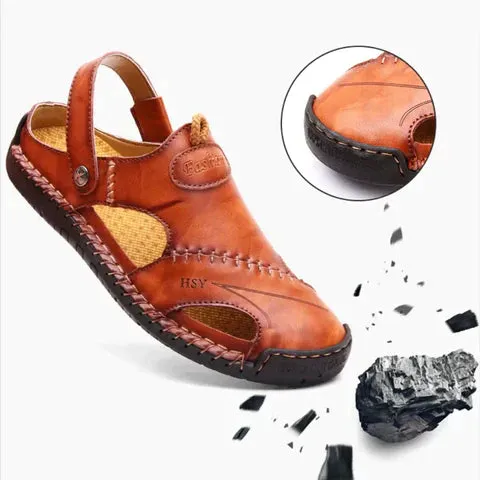 Nate - Orthopedic Leather Sandals