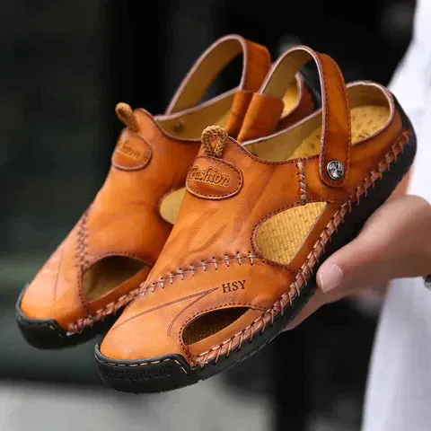 Nate - Orthopedic Leather Sandals