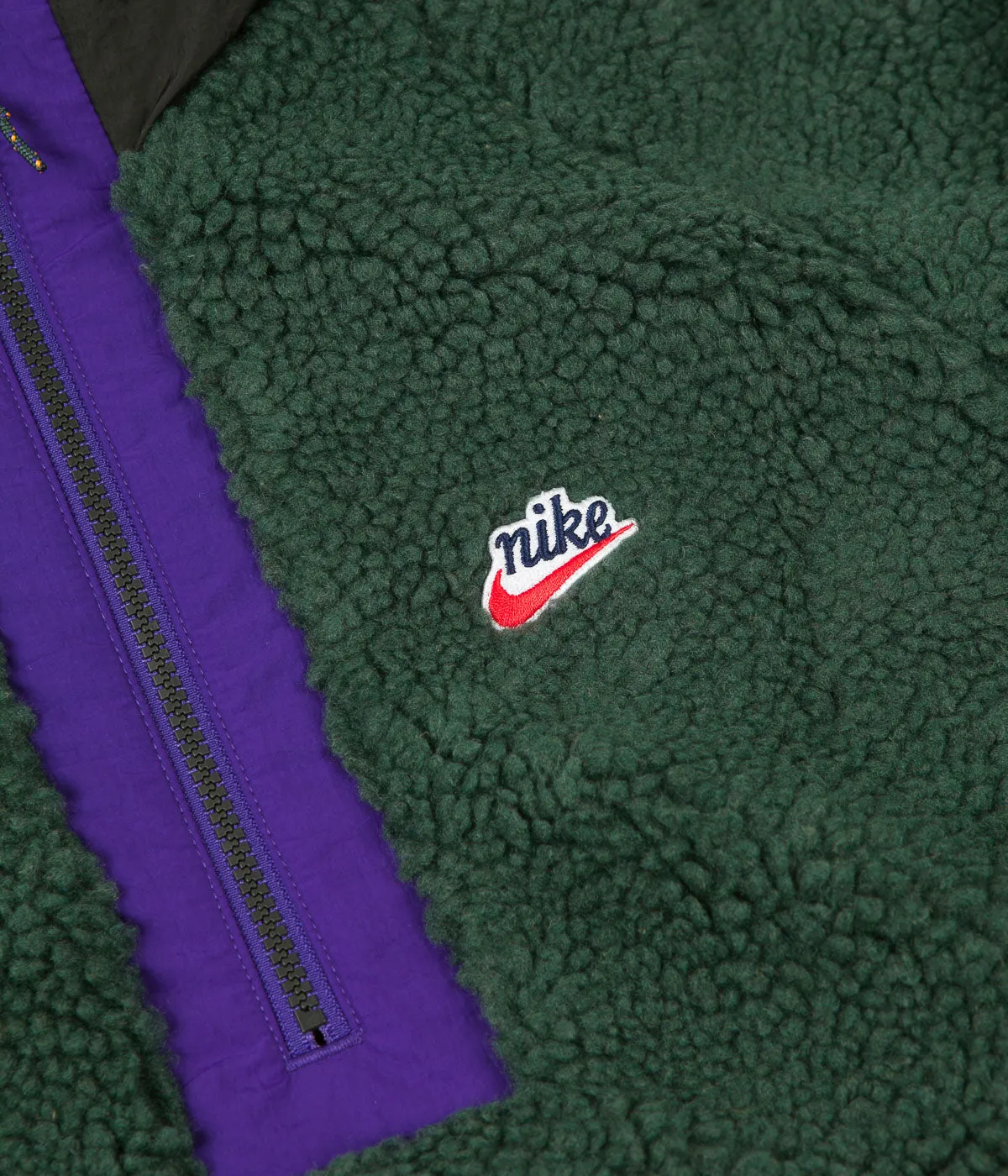 Nike Winter Half Zip Hoodie - Galactic Jade / Sequoia / Kumquat
