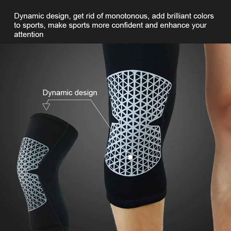 Outdoor Knee Leg Breathable Anti-collision Sports Protective Gear, Size: XL(White)