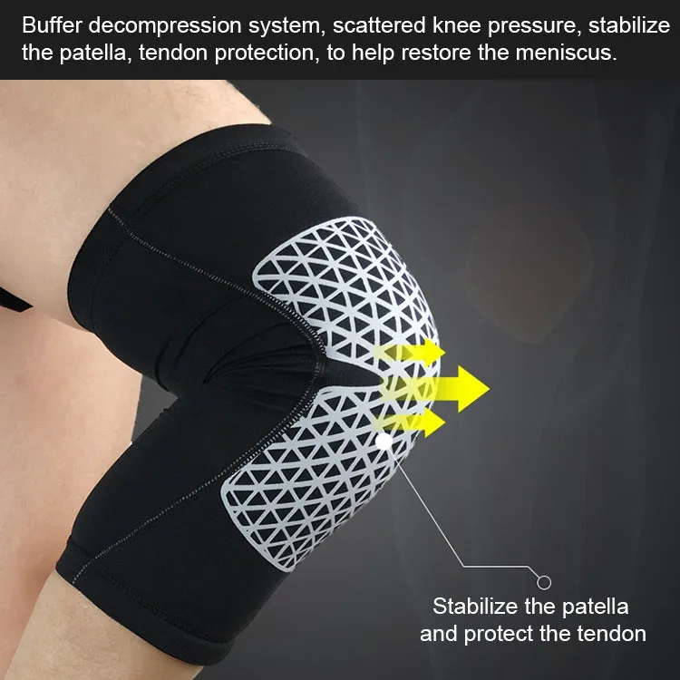 Outdoor Knee Leg Breathable Anti-collision Sports Protective Gear, Size: XL(White)