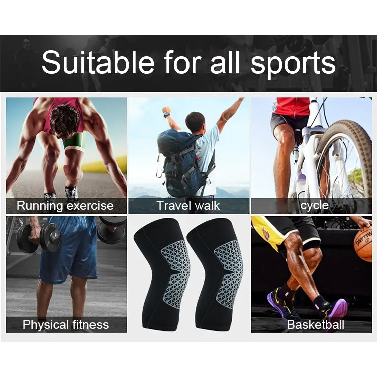 Outdoor Knee Leg Breathable Anti-collision Sports Protective Gear, Size: XL(White)