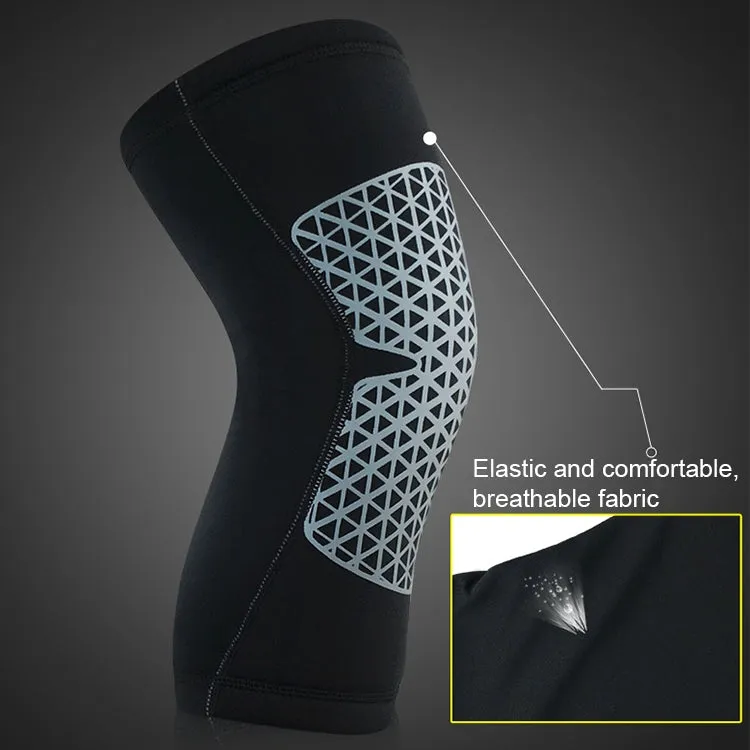 Outdoor Knee Leg Breathable Anti-collision Sports Protective Gear, Size: XL(White)