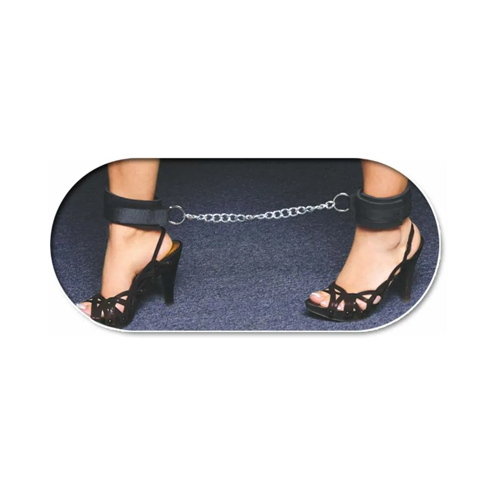 Pipedream Fetish Fantasy Series Adjustable Universal Wrist & Ankle Cuffs Black
