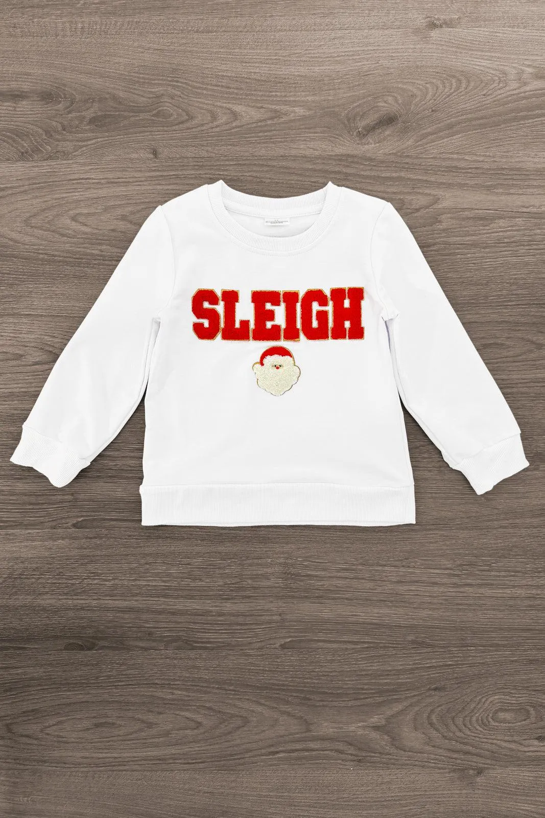 "Sleigh" Red Sequin Skirt Set
