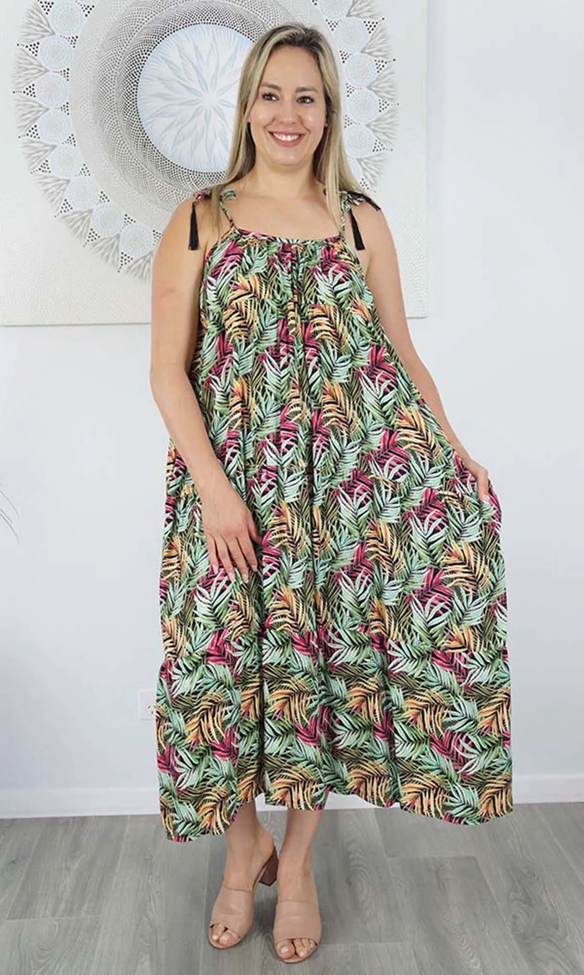 Rayon Dress Goa Lady Fern, More Colours