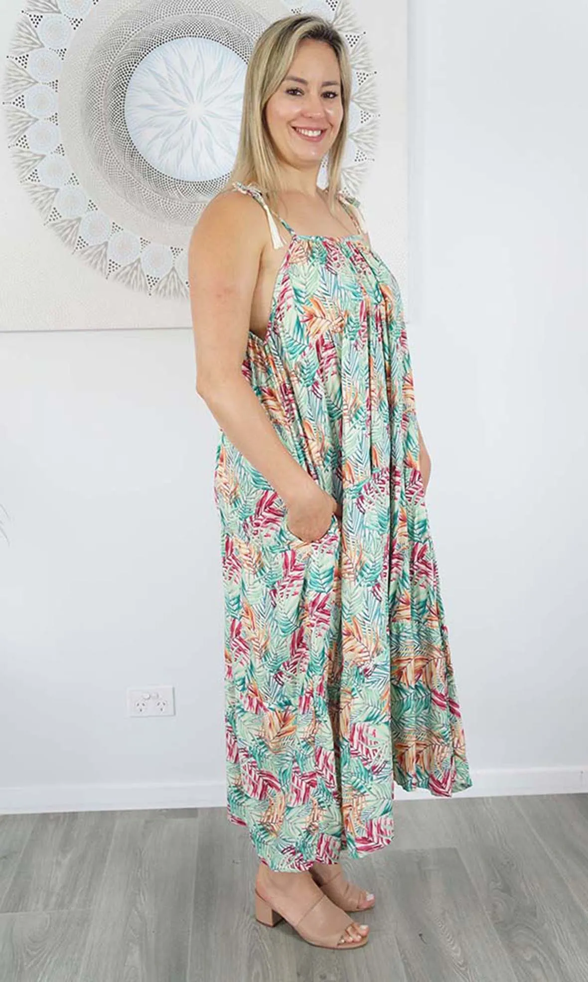 Rayon Dress Goa Lady Fern, More Colours