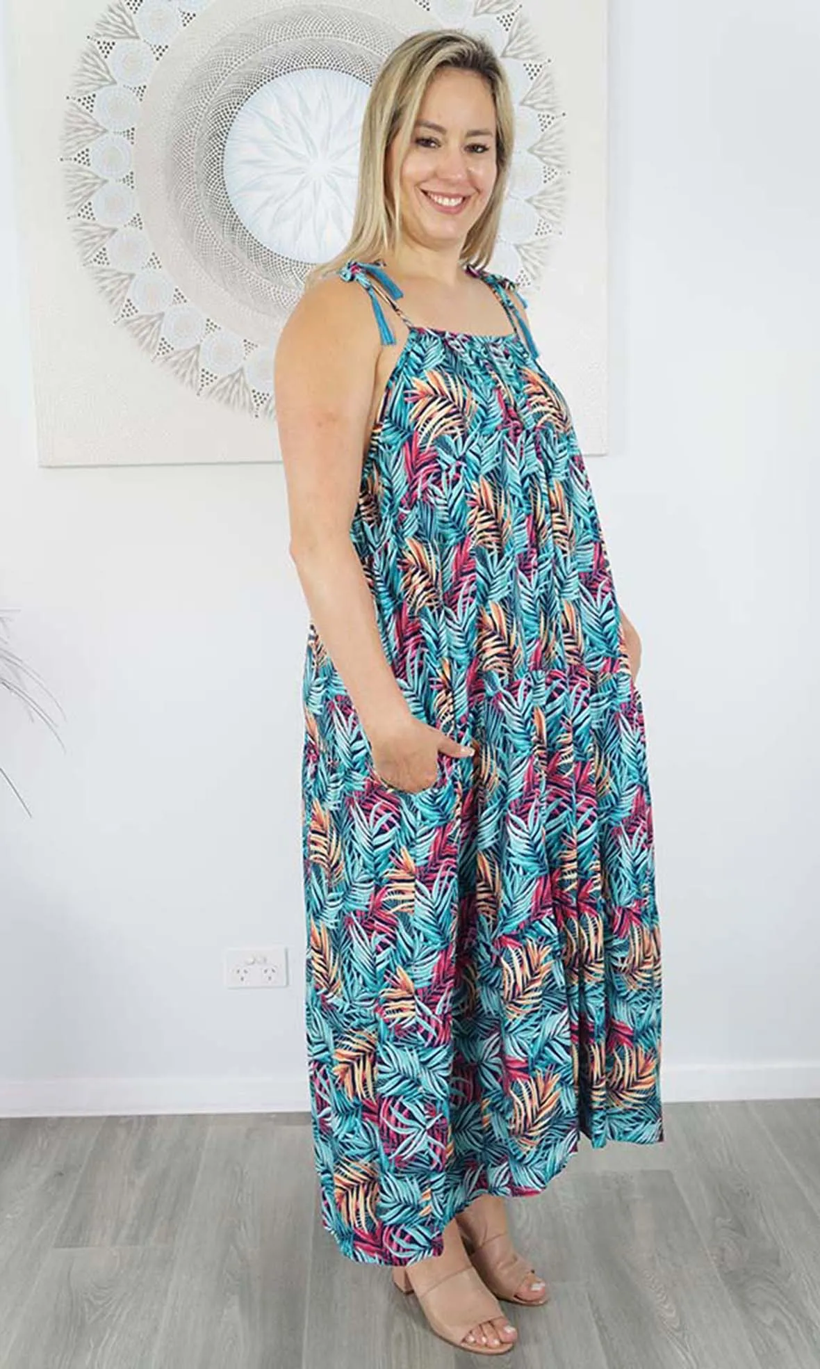 Rayon Dress Goa Lady Fern, More Colours
