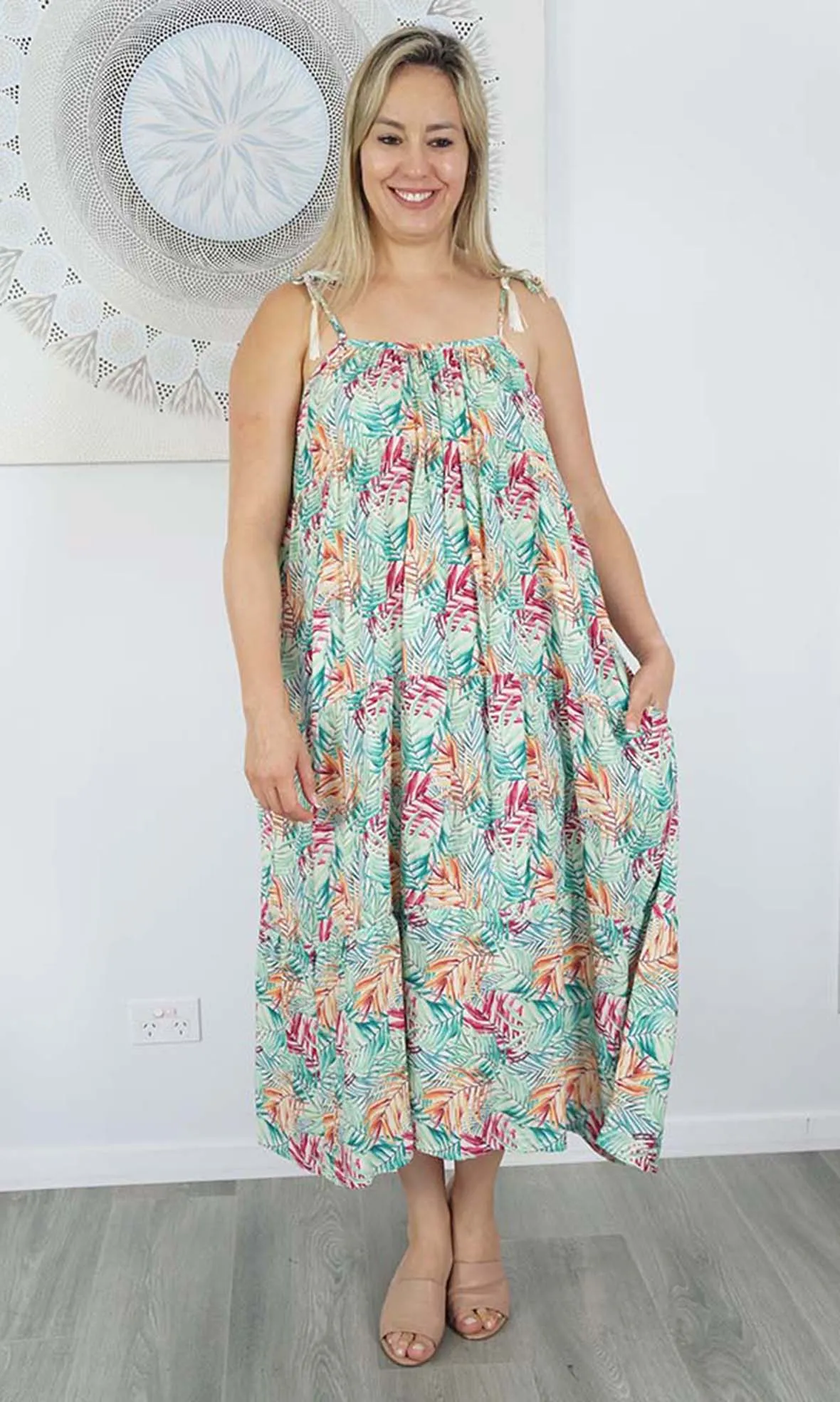 Rayon Dress Goa Lady Fern, More Colours