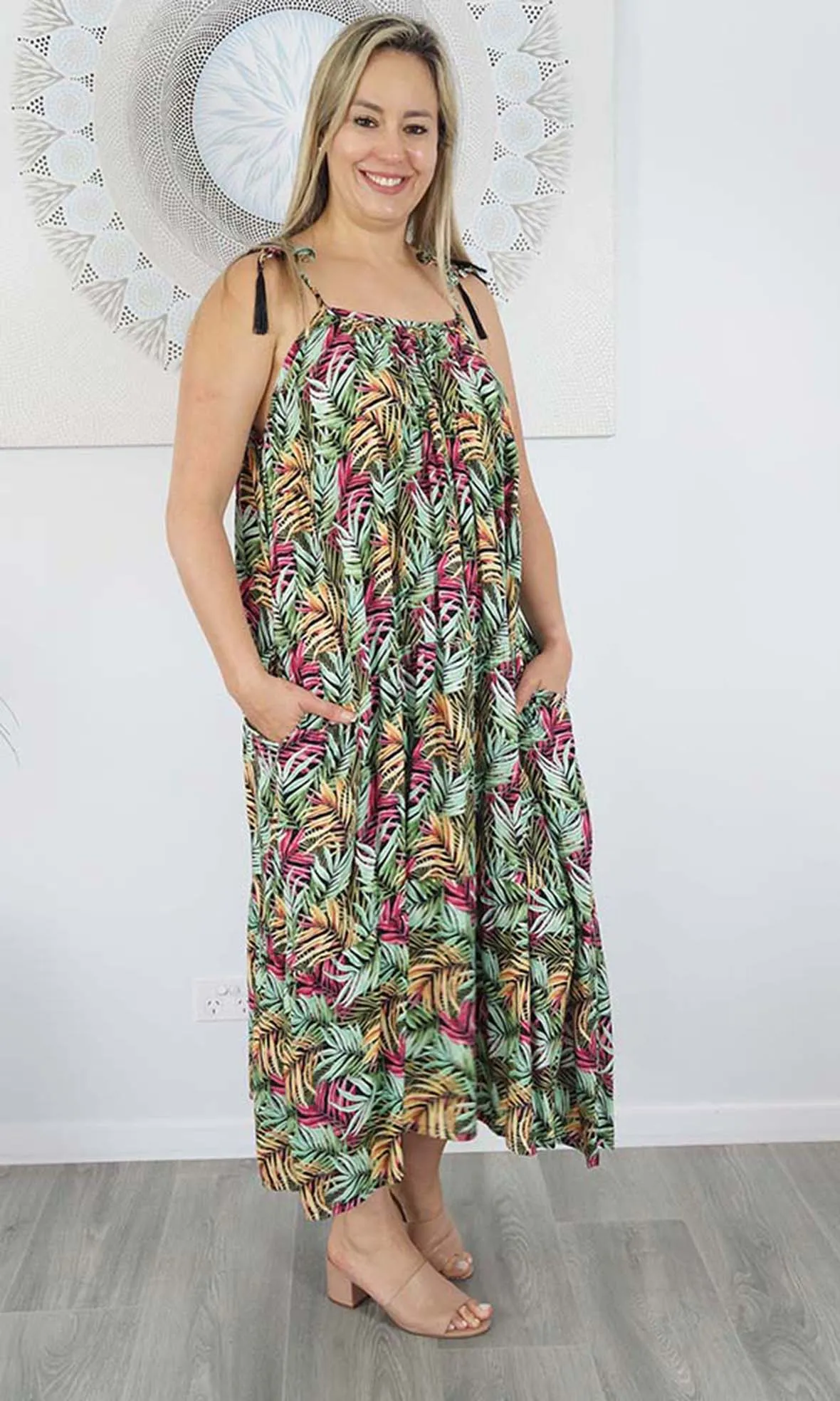 Rayon Dress Goa Lady Fern, More Colours