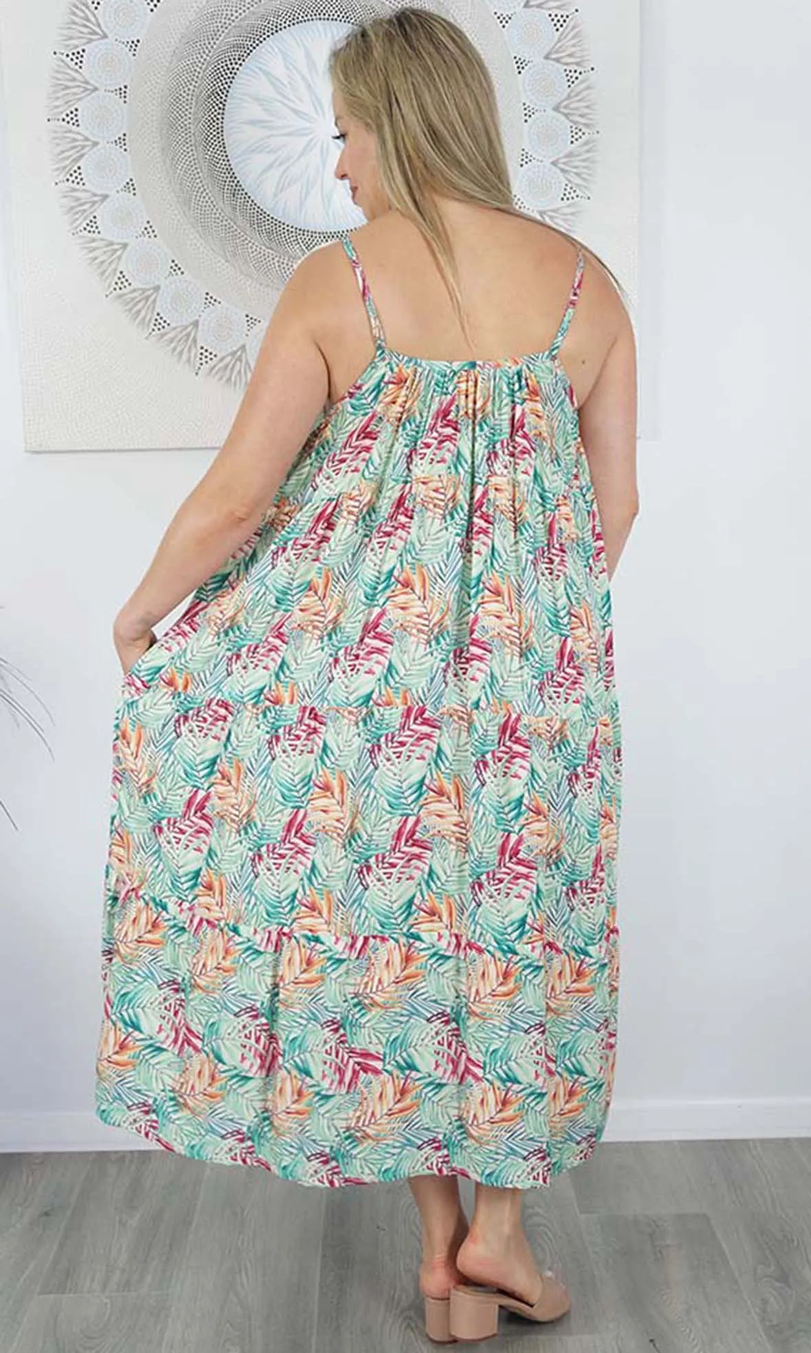 Rayon Dress Goa Lady Fern, More Colours