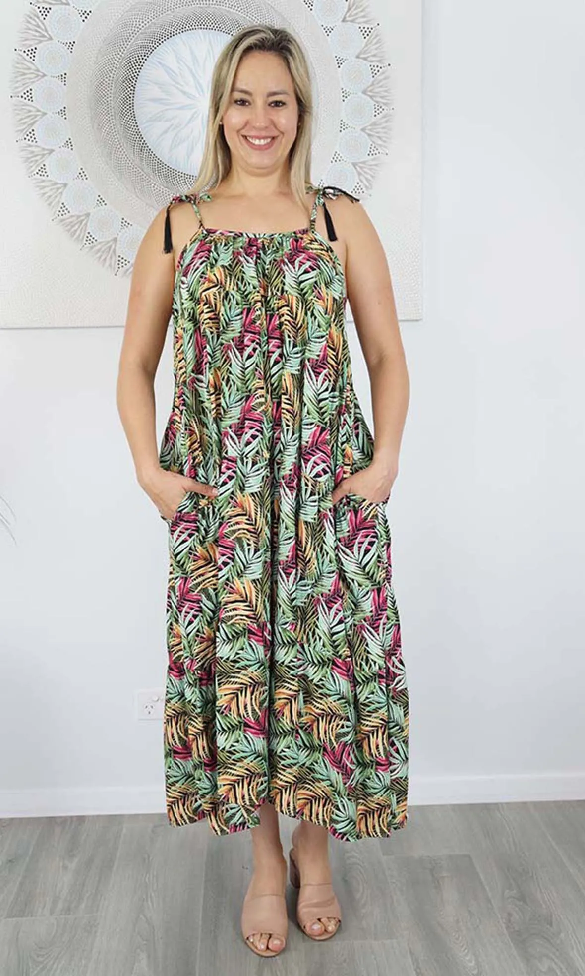 Rayon Dress Goa Lady Fern, More Colours